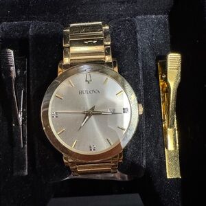 Bulova Gold and Silver Men's Watch